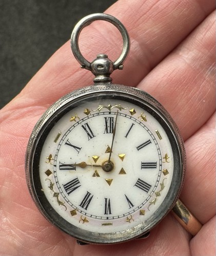 Silver pocket watch for spares - pocket,