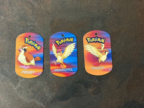 Pokemon metal tags pidgey - metal,