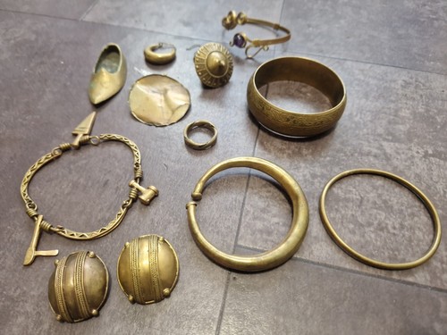Antique rare brass jewellery - antique,