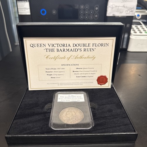 Queen victoria double florin - queen,