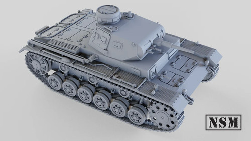 Wwii german panzer iii ausf - ausf, e