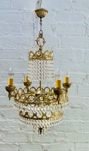 Antique crystal - x, 18"