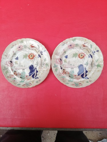 Antique earthenware plates - x,