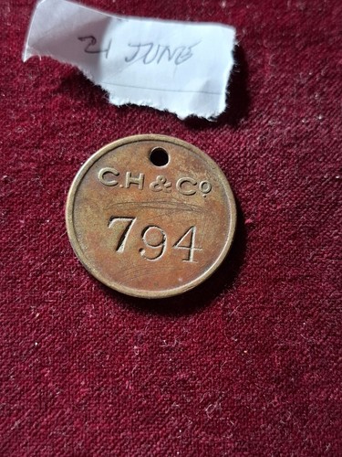 Old coilery token - ch,