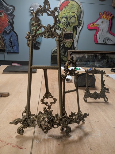 Antique victorian easels - victorian,