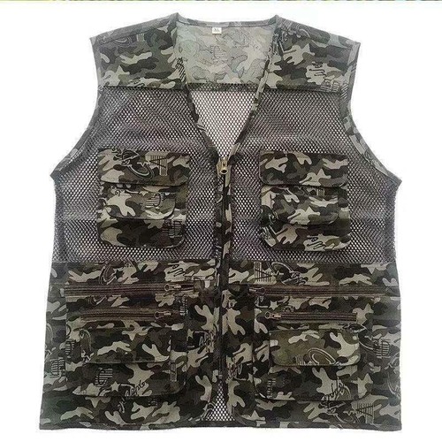 Men camouflage vest outdoor - camouflage,