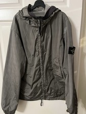 Stone Island 2006 Vintage Nylon Metal Shimmer Double Hood Jacket