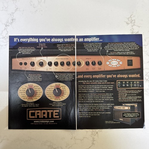 1999 crate amp dx212 - crate, dx112