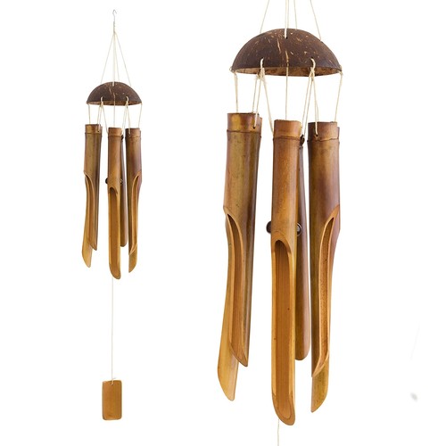 Wooden wind chime - wind, outdoor