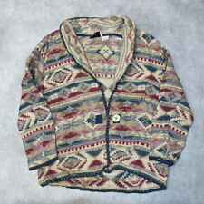 Gantos Tapestry Jacket Womens Small Medium Vintage Aztec Western Boho Jacket Red