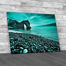 Durdle Door Pebble Beach Teal