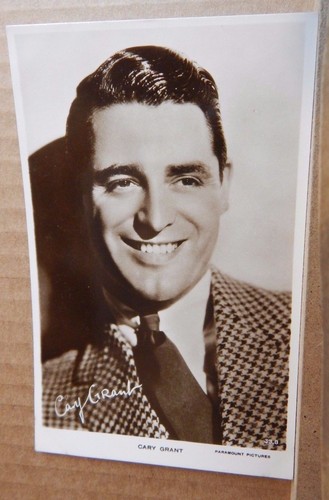Film star postcard cary - ,