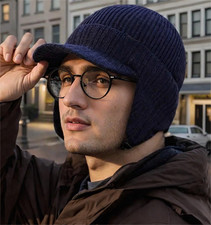 Men's Winter Beanie Hat with