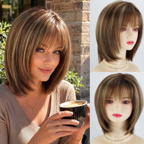 Women short blonde - short, brown