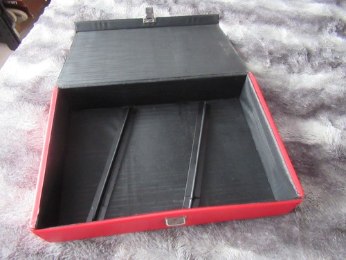 Red vinyl cassette tape - red, holder