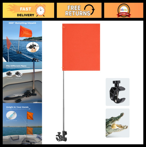 Adjustable water ski flag - adjustable,
