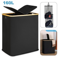 Laundry Basket with Lid 160 L