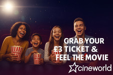 1 x £3 Cineworld Ticket