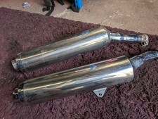 Yamaha TRX850 4UN OEM Original Exhaust Silencers PAIR