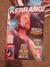 Kerrang Music Magazine Issue 403 Metallica 1 August 1992