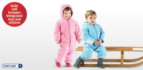 Baby boy girl - boy, snowsuit