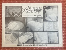 BEDSPREAD CUSHIONS RUG QUILT PELMET CURTAIN VTG 70s KNITTING & CROCHET PATTERN