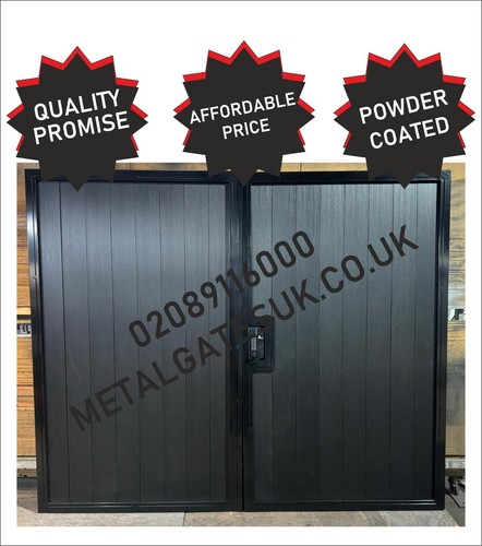 Composite wood gate driveway - composite,