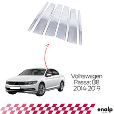 Chrome Door Pillar Trim Set 6