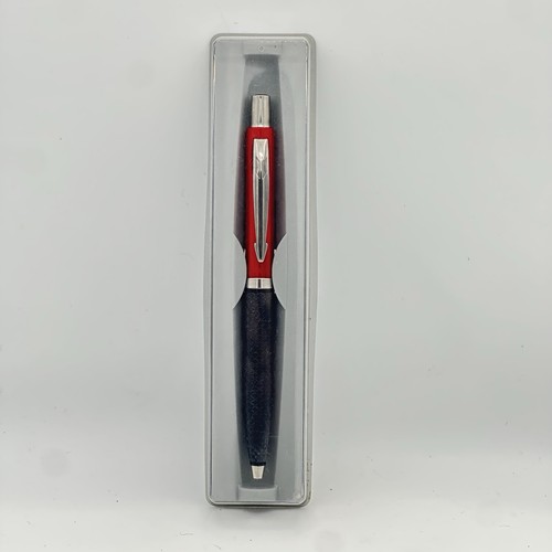 Red black parker pen - red,