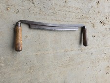 Vintage Bevel curved Draw Knife woodworking tool carpentry 