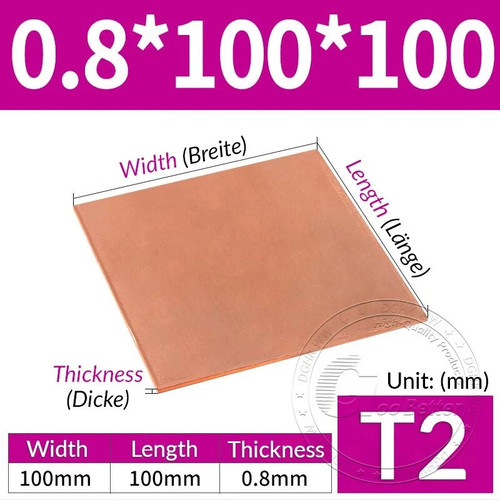 Pce 8mm 100mm x - 0.8mm,