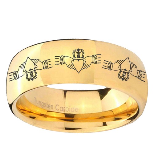 Claddagh tungsten men - claddagh, bands