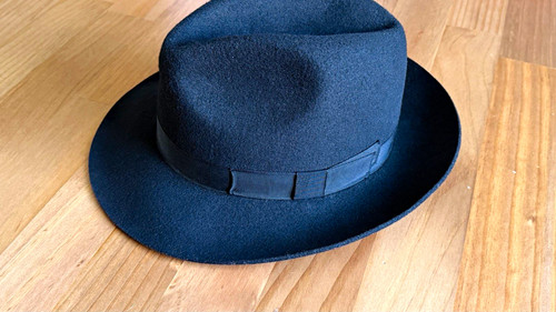 Christys black wool felt - christys',