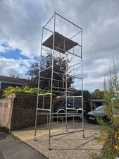 6.5 m Working Height  6' × 4' Galvanised Steel Scaffold Tower  (Qty 2 Available)