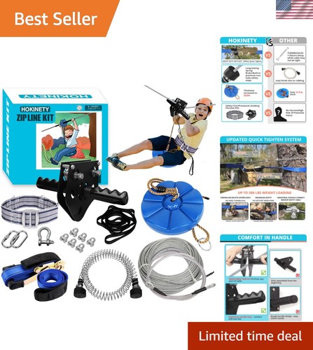Zip line kit - line,