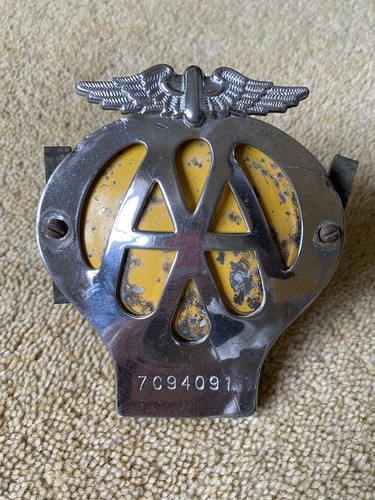 Vintage car badge - vintage,