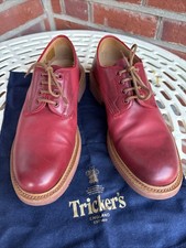Tricker’s Daniel Oxblood Men’s Tramping Shoes Size UK 🇬🇧 9.5 EU 43.5