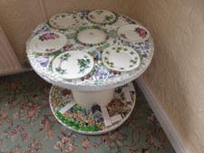 unique mosaic coffee table handmade