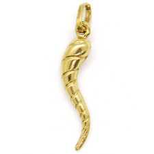 14K YELLOW GOLD 3D SPIRAL
