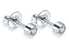 1Pair Caflon Plain Birthstone