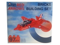 Red arrows building blocks - red,