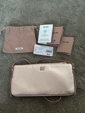 Miu Miu Raso Mini Satin Pouch