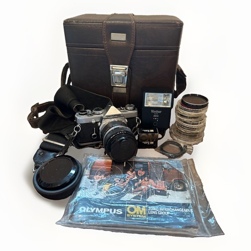 Olympus black lens and - om-1n,
