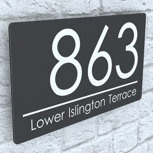 Floating modern house signs - floating,