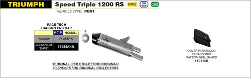 Arrow race tech dark exhaust - arrow,