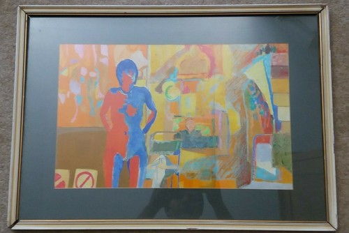 Vintage british abstract 1960s - vintage,