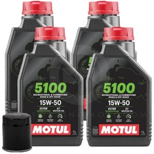 Motul 5100 15W50 Oil Change +