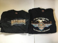 Genuine Harley Davidson t-shirts med(x2)good condition