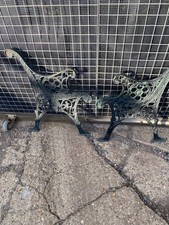 CAST IRON BENCH ENDS VINTAGE STYLE PROJECT CHEAP D I Y LOOK CHAIR BENCH BARGAIN