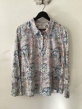 Gorgeous Ladies Seasalt Cornwall Patterned Larissa Shirt, UK Size 16, Good Cond